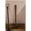 Image 2 : * (2) Vintage Pick Axes And (1) Vintage Hayfork