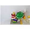 Image 4 : (3) M&M Candy Memorabilia pieces/ Collectibles, Dish, M&M Candy Plastic Strung Decorations, Misc.