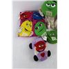 Image 2 : (6) Pieces Of M&M Candy Memorabilia, Pillow, Wallet, Plushies