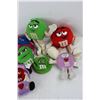 Image 3 : (6) Pieces Of M&M Candy Memorabilia, Pillow, Wallet, Plushies