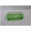 Image 4 : Vintage Uranium Glass Butter Dish Lid- Some Chips
