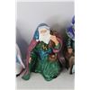 Image 3 : (3) Ceramic St. Nickolas Christmas Decorations- Tallest Is 11'' Tall