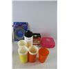 Image 2 : 1/2" Toilet Bowl Gasket, (4) Plastic Cups, Misc.