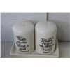 Image 3 : (6) Bar Soap Containers, (2) Salt & Pepper Shakers, Bristle Brush