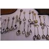Image 4 : (2) Souvenir Spoon Wooden Wall Plaques With 31 Spoon Collection