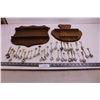 Image 1 : (2) Souvenir Spoon Wooden Wall Plaques With 33 Spoon Collection