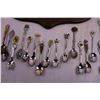 Image 5 : (2) Souvenir Spoon Wooden Wall Plaques With 33 Spoon Collection