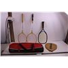 Image 1 : Ektelon Pickle Ball Racquet With Sheath, Pair Badminton Racquets, Halex Beach Volleyball Net With In