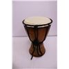 Image 2 : Table Art - Wooden, Bongo Drum "Costa Rica", Wood Casserole Hot Plate