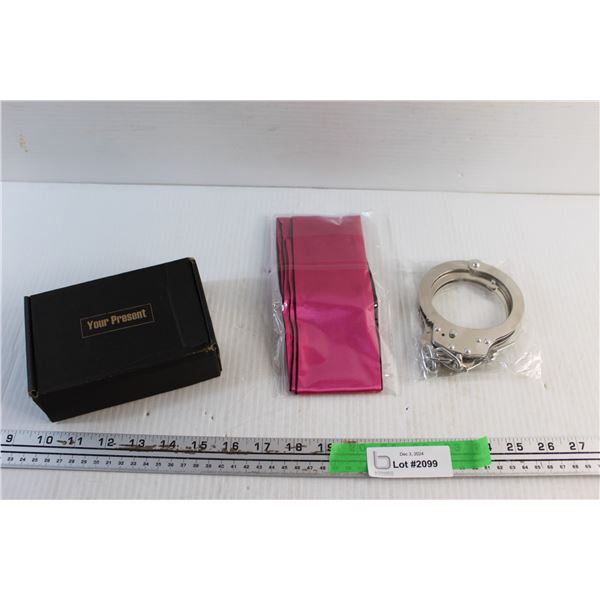 Handcuffs and Blindfold