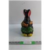 Image 1 : Black Ceramic Bunny Coin Bank