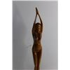 Image 2 : Wooden Carved Woman Statue