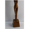 Image 3 : Wooden Carved Woman Statue