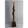 Image 4 : Wooden Carved Woman Statue