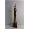 Image 5 : Wooden Carved Woman Statue