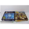 Image 1 : (2) Jigsaw Puzzles, (1) 650 Piece, (1) 1000 Piece, Boxes Were Opened, Both As Is
