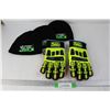 Image 1 : (3) Vapor Jedi Toques, Pair Of Ringers Gloves Insulated Work Gloves, Size Small