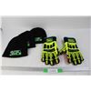 Image 1 : (3) Vapor Jedi Toques, Pair Of Ringers Gloves Insulated Work Gloves, Size Small