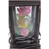 Image 3 : Small Grandfather Clock Decoration, 16.5'' Tall w/ Small Artificial Flower Inside- Powers On
