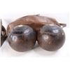 Image 2 : Wood Plane, (2) Vintage Lawn Bowling Balls new/ Case