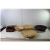 Image 1 : (5) Wood Bowls, Misc.