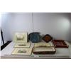 Image 1 : Wood Home Decor, (4) Painting Placemats, Misc.