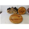 Image 3 : (5) Piece Wood Decor Lot