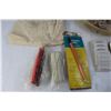 Image 2 : Sewing Kit w/ Sewing  Supplies, Marking pencil w/ Brush Eraser- NIB, Misc.