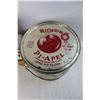 Image 3 : Vintage Bowes Apple Pie Filling 25lb Pail, (5) Vintage Tabacco Tins, Black cat, Vogue, Misc.