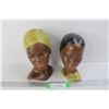 Image 1 : (2) Made In Holland Bust Head Decor