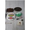 Image 2 : (12) Vintage Pins & Belt Buckles- John Deere, Petro Canada, Misc.