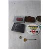Image 3 : (12) Vintage Pins & Belt Buckles- John Deere, Petro Canada, Misc.