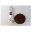 Image 2 : Bowling Pin Crib Game & Belize Wood Plate