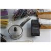 Image 2 : Motorola Phone - As Is, Mask Ornaments, Miniature Pot, Silverware, Office & Crafting Supplies and Ba
