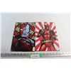 Image 1 : Iron Man and Dead Pool Signs 12'' x 8''