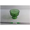 Image 1 : Green Depression Glass Compote