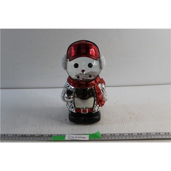 Christmas Musical Snowman Box Decor