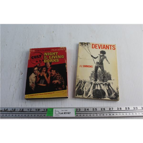 Deviants by J L Simmons Book and Night of the Living Dorks DVD Movie