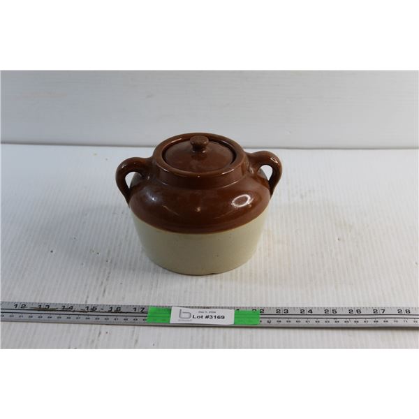 Medicine Hat Potteries Ceramic Bean Pot 5'' x 8''