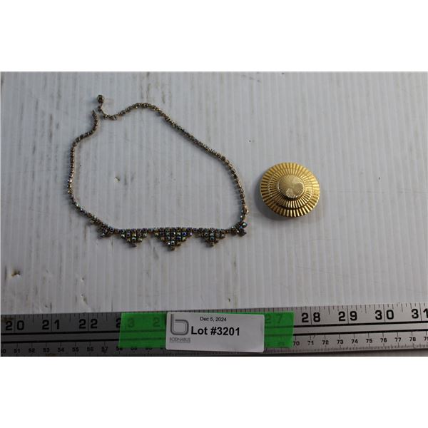 Tie Pin and Necklace