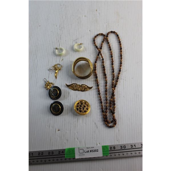 Earrings, Bracelet, Necklace and Tie Pins