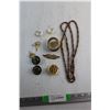 Earrings, Bracelet, Necklace and Tie Pins