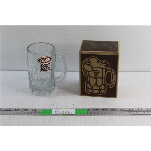 A&W Root Beer Glass Mug - in Original Box