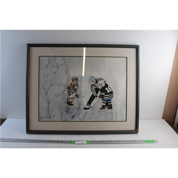 Framed Original Water Colour Painting 29.5'' x 23.5'' by Kim Sutherland