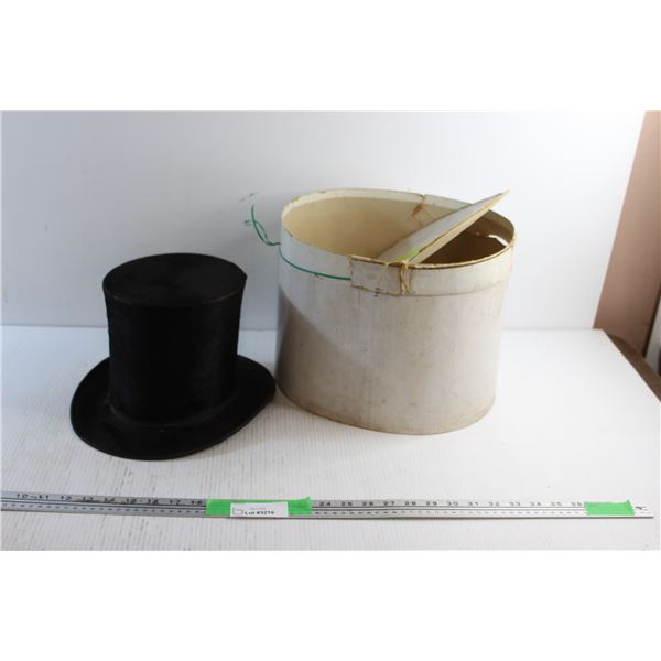 1800s Stove Pipe Antique Top Hat