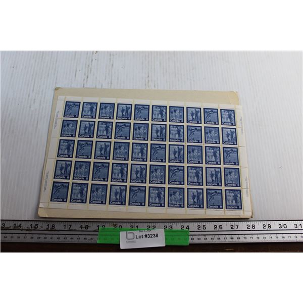 Vintage Collector's Canadian Post Stamps