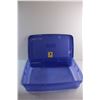 Image 5 : Sterilite Plastic Storage Tote with Lid 23'' x 17'' x 6''