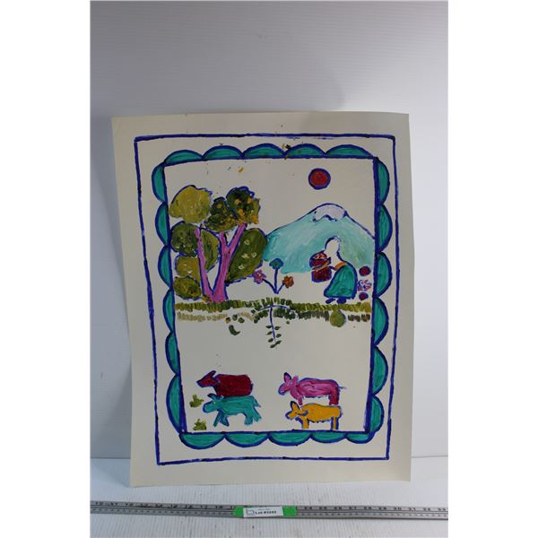 Modern Art Painting by Donna E Crawford 26'' x 20''