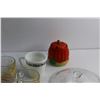 Image 4 : Ceramic Salt & Pepper Shakers, Beer Glass, Mugs, Glass Cover and Sugar Dish
