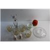 Image 6 : Ceramic Salt & Pepper Shakers, Beer Glass, Mugs, Glass Cover and Sugar Dish